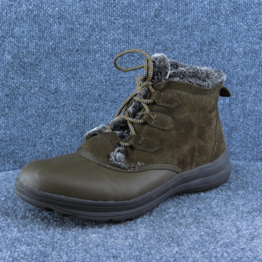 Baretraps Augustina Brown Suede Faux Fur Winter Boots Women Size 9.5‎